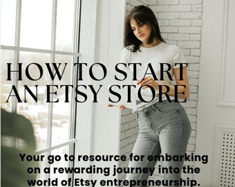 How To Start An Etsy Store Guide Ebook Bundle (5 Ebooks Included) | Sell On Etsy | Etsy Success Guide | Five Ebook Bundle | Instant Download
