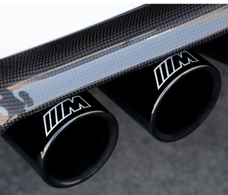 4x exhaust sticker for BMW tuning sticker decal M performance M3