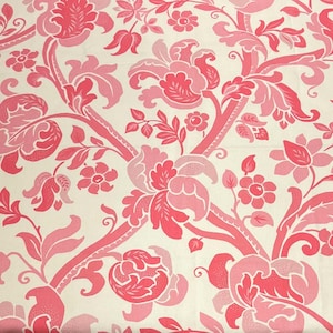 Floral Print in Shades of Pink / Large Sample Size 27&quot;x34&quot;