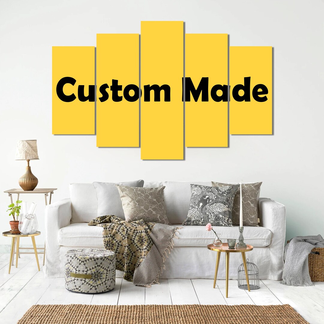 Multi Panel Custom Printed Canvas Art Personalized Canvas Etsy