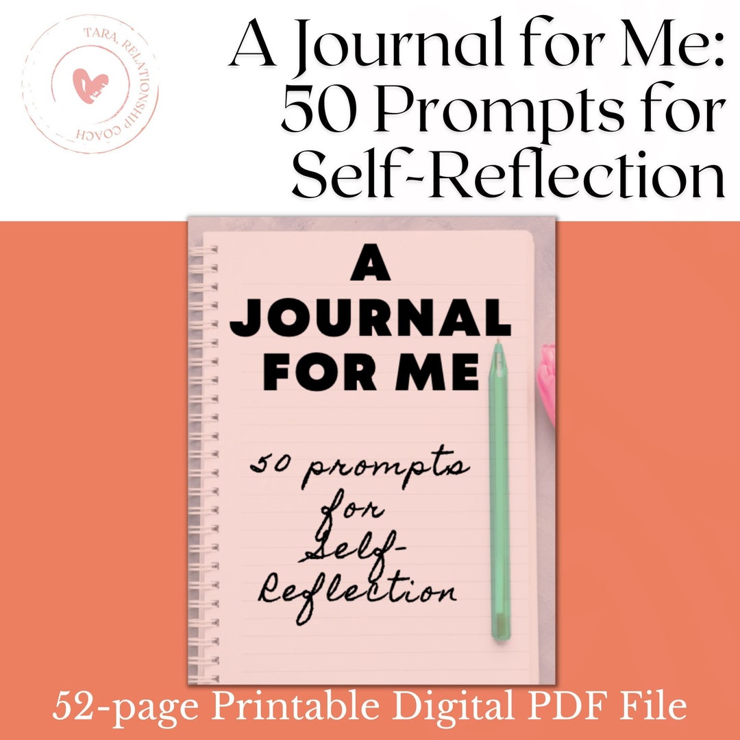 Self-reflection Journal: 50 Prompts for Self-love (PDF) - Etsy