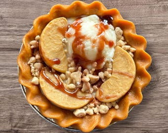 Vela de pastel de manzana