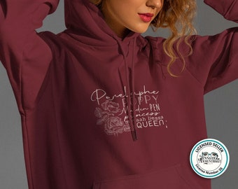De Sangre y Ceniza - Sudadera con capucha de amapola. LICENCIA OFICIAL