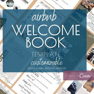 Airbnb Welcome Book Template: Botanical Host Guide (Canva)
