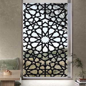 Privacy Window Film Transparent Glass Sticker for Home Office Static ...