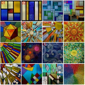 Customized Size Matte Window Film Stained Glass Decorative Uv Window Sticker Privacy Frosted Static Cling Window Decal for Glass