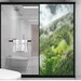 Custom Size Fog Forest Pattern Privacy Window Film Frosted Sliding Door ...