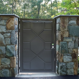 Solid Iron Entrance Gate | Custom Fabrication | Entry Way Gate – Model # 314E