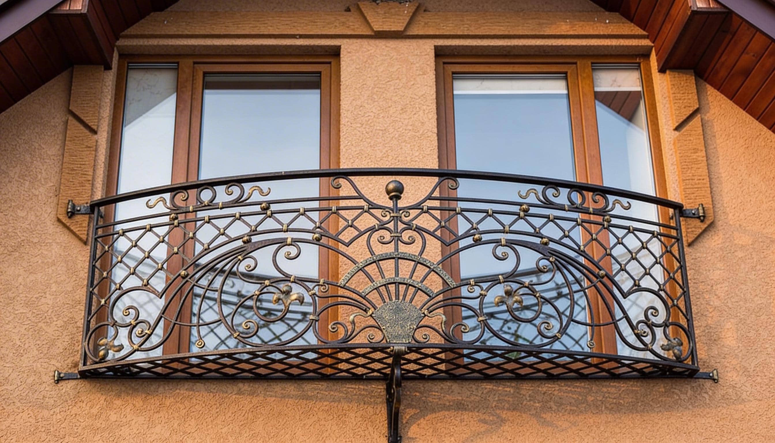 French Wrought Iron Balcony Railing Design - Railing Balcony Panels ...