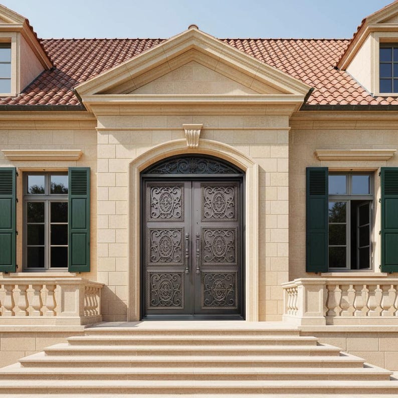 Medieval Majesty Style Iron Door | Square Top With Kickplate | Model ...