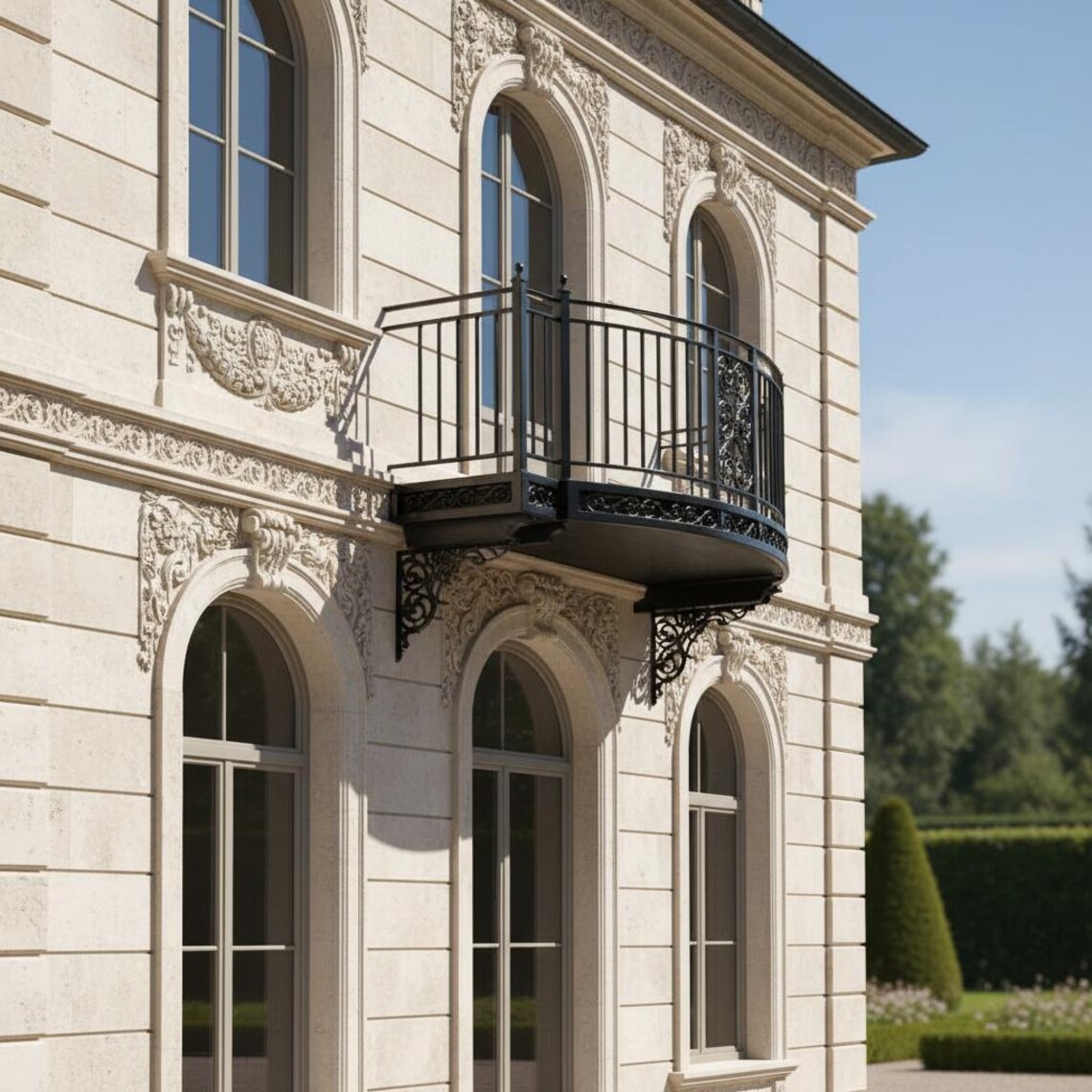 Canadian Terrace Railing Ross Wrought Iron Balcony Railing Design - Railing Balcony Panels ...
