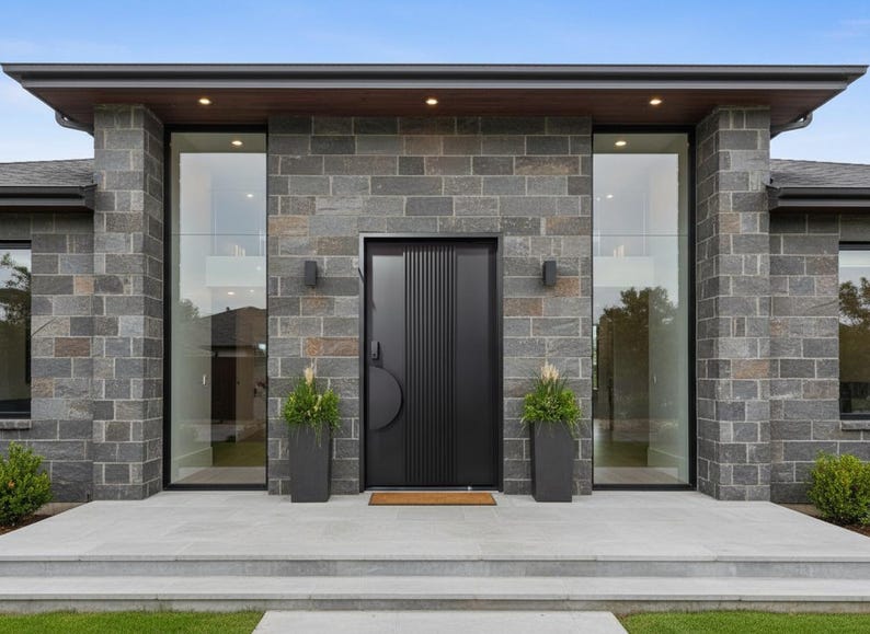Nice Door Ridges Contemporary Ridge Panel Pivot Design Door Square Top Model # IWD1097E ...