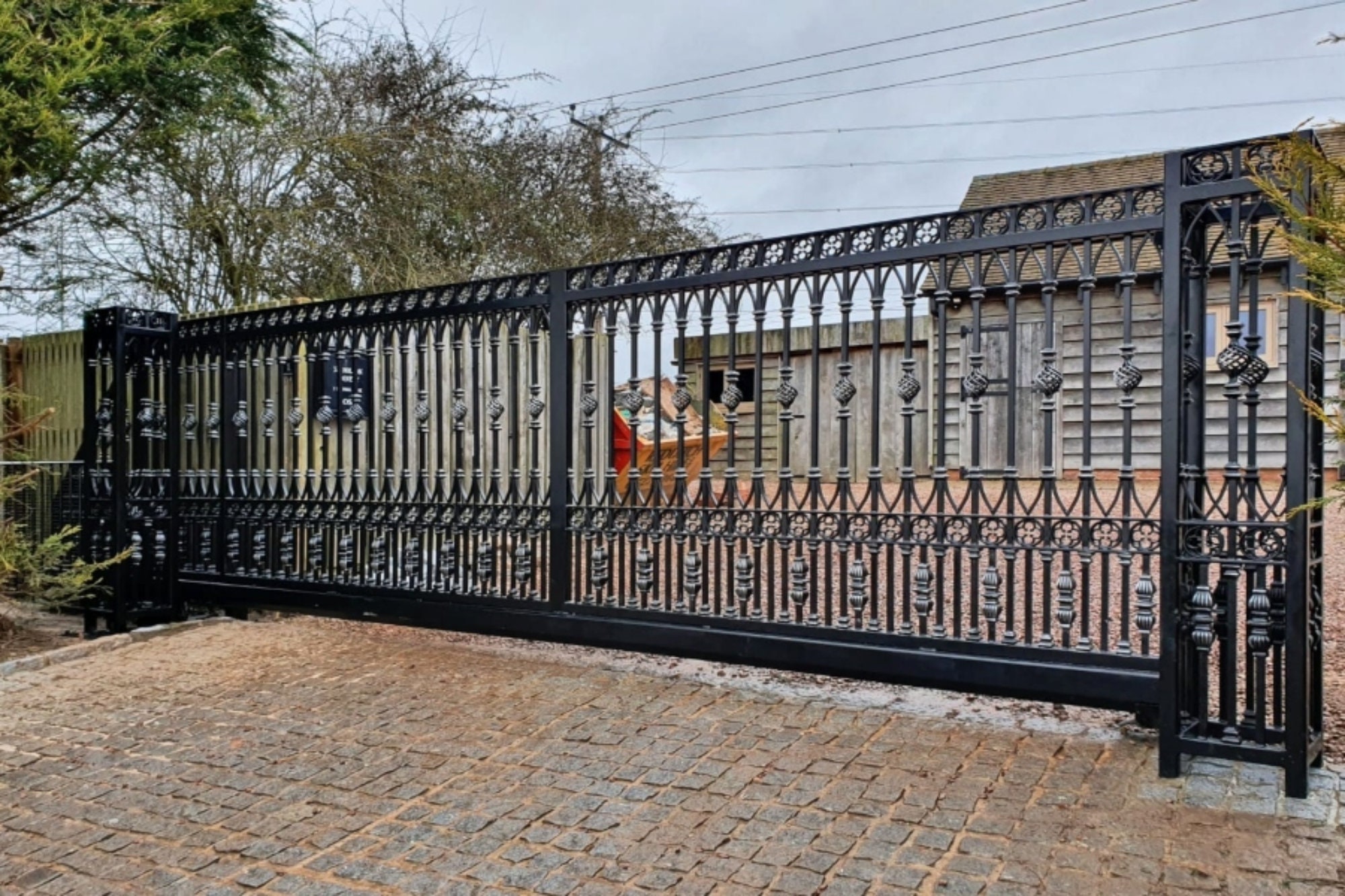 Radleigh Wrought Iron Gates Sliding Driveway Gate Classic Fence Design