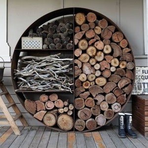 Firewood Rack - Round — Mann-Made Fire Pits