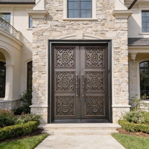 Medieval Majesty Style Iron Door | Square Top With Kickplate | Model ...
