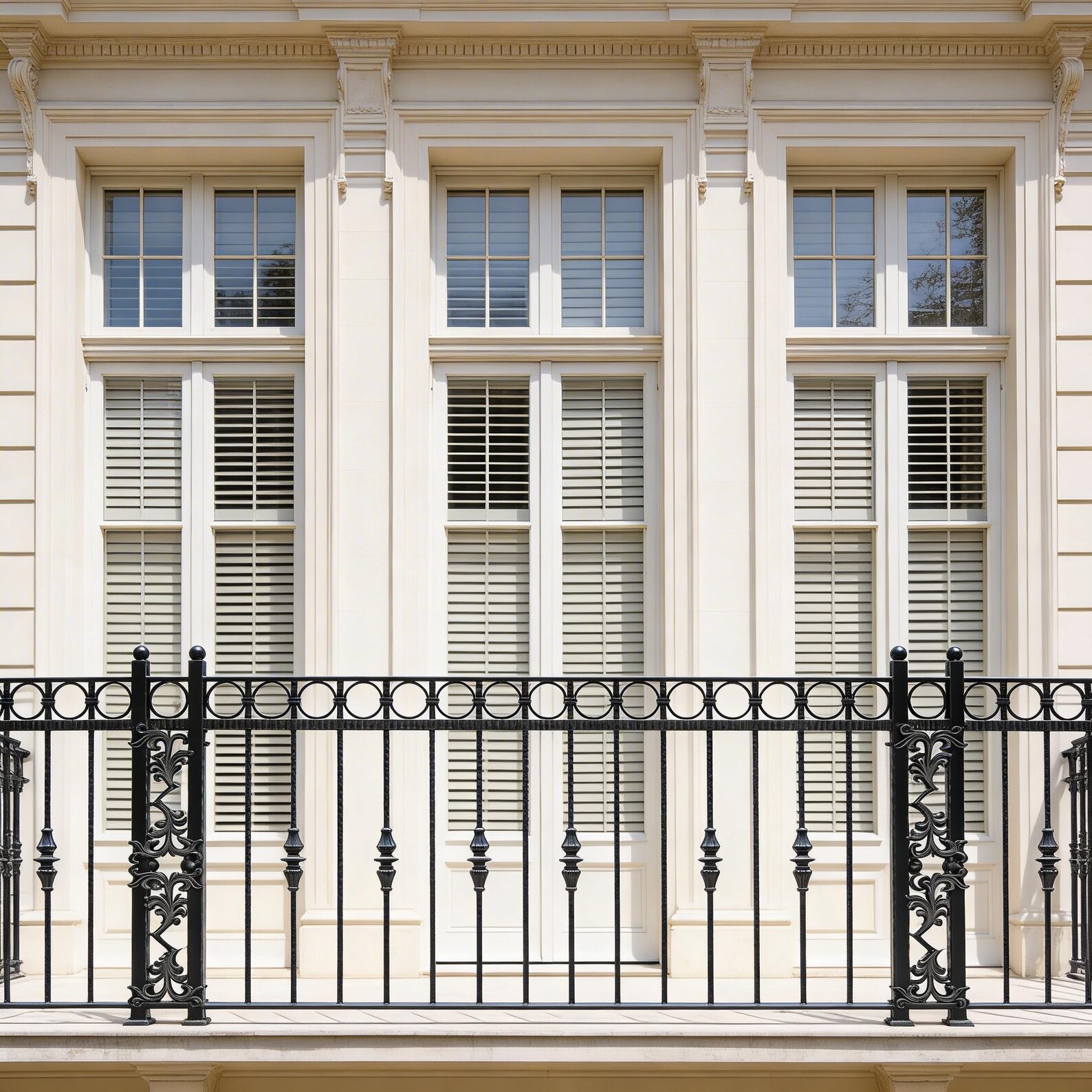 Canadian Terrace Railing Athena Wrought Iron Balcony Railing Design - Railing Balcony Panels ...
