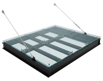 Modern Polycarbonate & Steel Tension‑Rod Awning – Premium Wall‑Mounted Door and Window Canopy - Model # WA888E