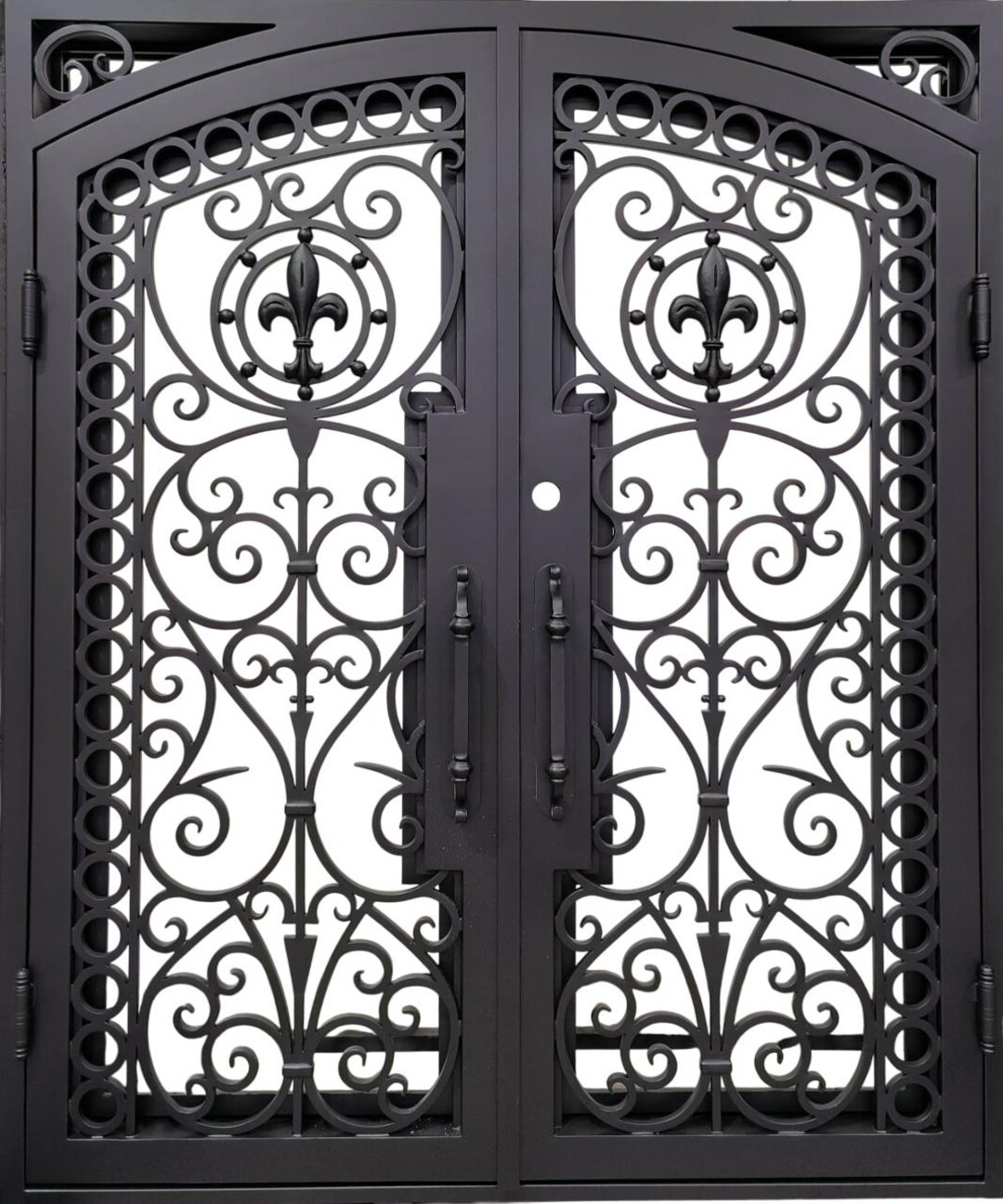Wrought Iron Door | Square Top With Kickplate | Model # IWD