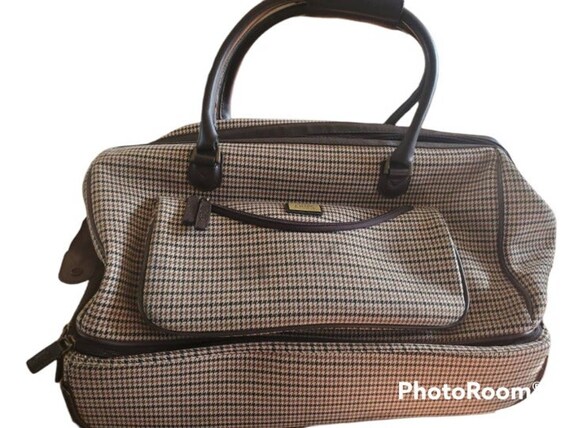 Vintage Chaps Rolling Wheeled Duffle 