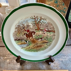 English Fox Hunt Dinnerware - Etsy