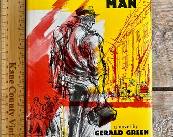 Very good vintage (1956) book "The Last Angry Man" by Gerald Green; with original dust jacket; fascinating life of Jewish doctor in Brooklyn