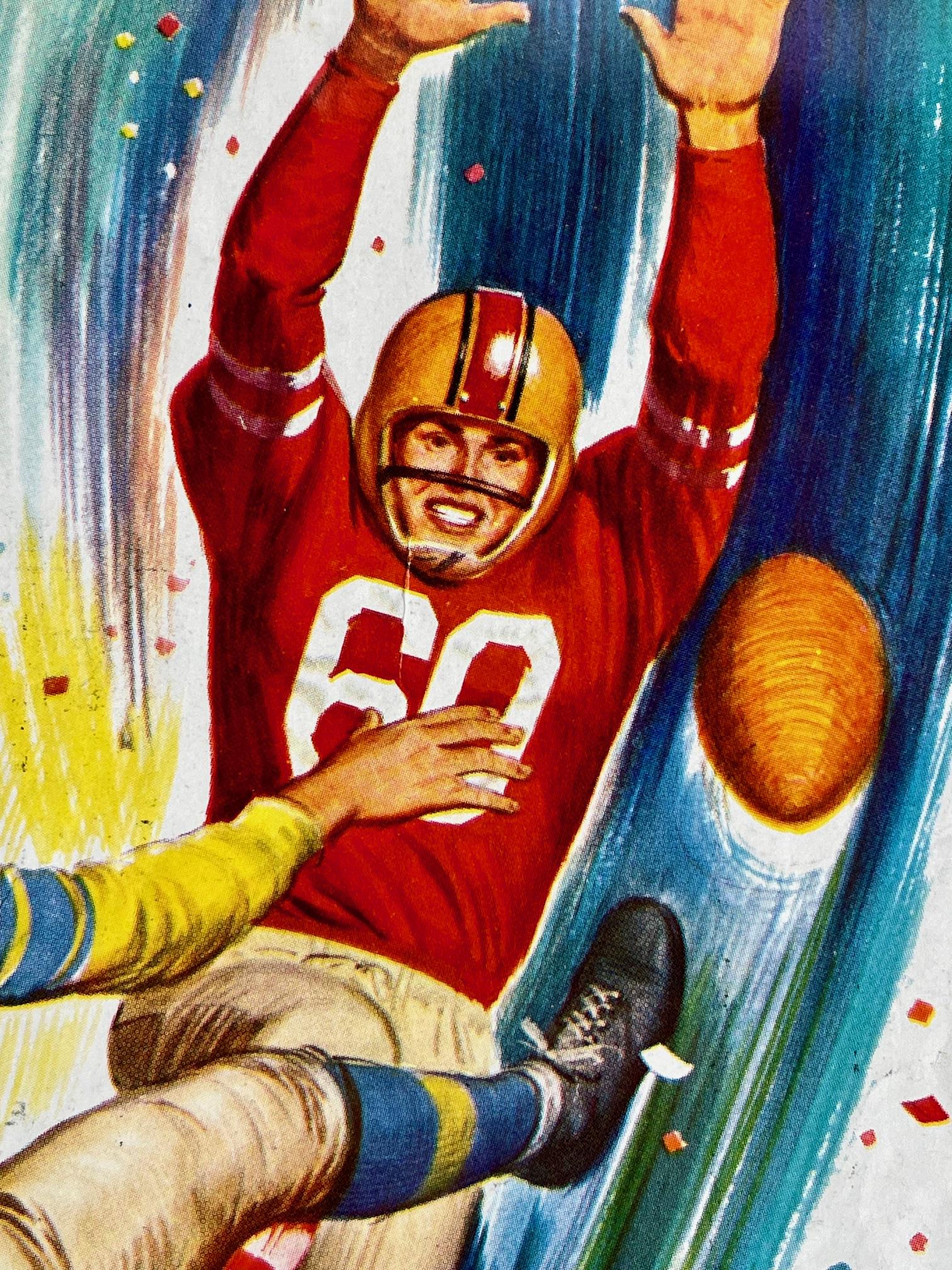 Vintage 1960s Sports Art! October 1964 Football Program Elgin Vs