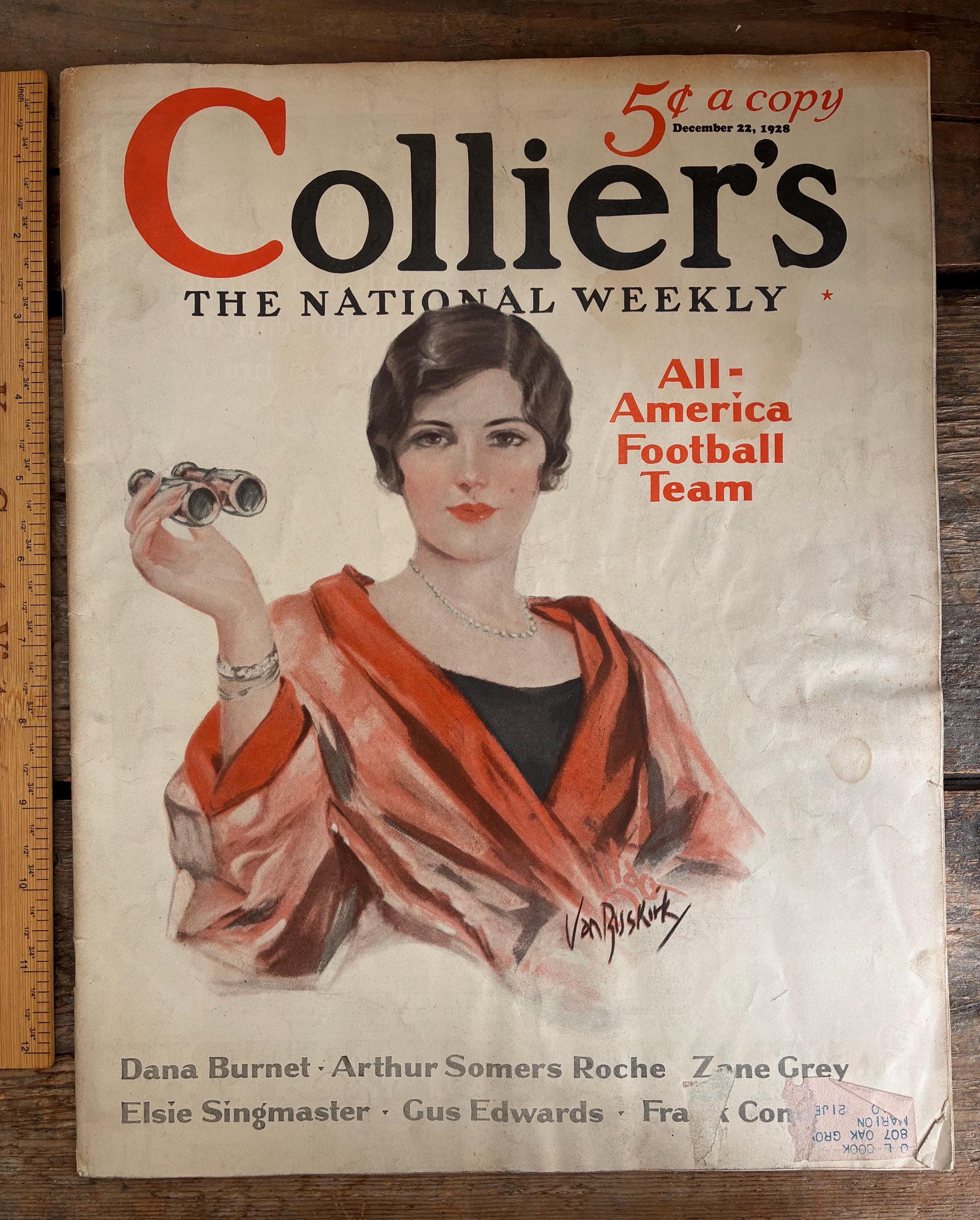 Vintage Collier Magazine Cover - Etsy