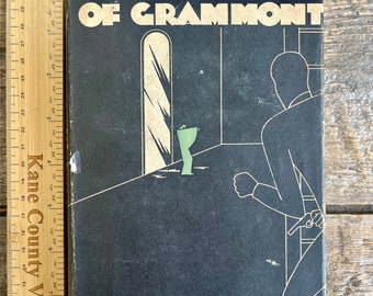 Stated 1st edition (1930) with original Art Deco dust jacket! "The Monster of Grammont" by George Goodchild; mystery thriller French château