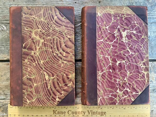 Two Antique (c. 1905) Volumes in 
