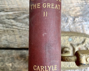 Scarce antique (c. 1888) "History of Friedrich the Second Called Frederick the Great" by Thomas Carlyle, vol. III; Prussian, German history