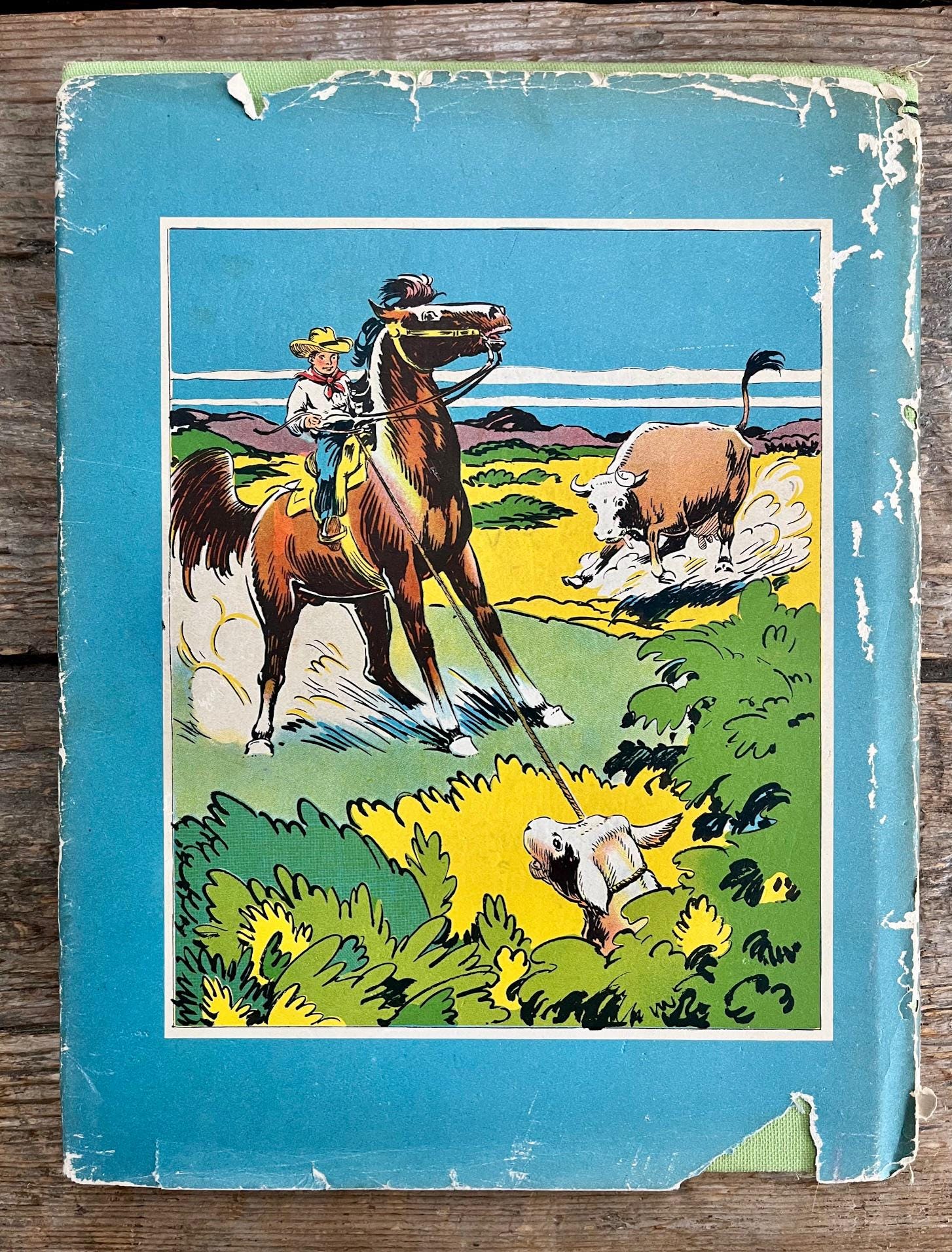 Howdy, Partner! Great Colors on This Vintage 1941 Children's Book