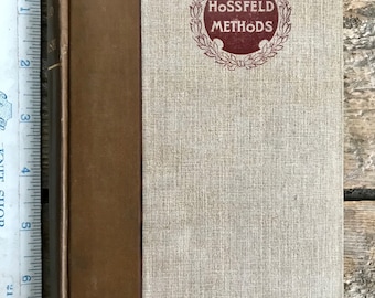 Antique c. 1896 "Hossfeld's New Practical Method for Learning the Spanish Language" by T. E. Gurrin; good condition, translated by D'Ortengo