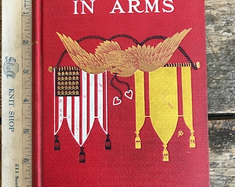 VG, kopia pierwszego wydania (1904) „Towarzysze broni. Opowieść o dwóch półkulach” autorstwa generała Charlesa Kinga, z ilustracjami; akcja rozgrywa się w latach 90. XIX wieku w USA/Filipinach