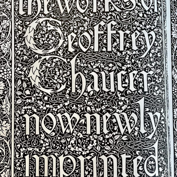 The Most Beautiful Book Ever Published only 1896 copies printed! William Morris "The Kelmscott Chaucer" Charles Winthrope & Sons; deluxe ed.