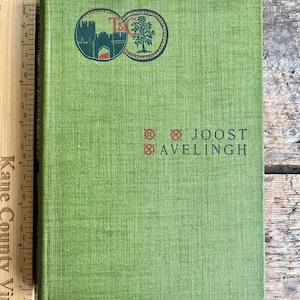 Antique (1895) novel about Dutch society, set in Netherlands &quot;Joost Avelingh: A Dutch Story&quot; by Maarten Maartens; extensive Appleton catalog