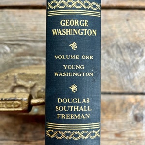 Dargestellt 1.Auflage (1948) „George Washington Eine Biographie“ Band 1 'Young Washington' von Douglas Southall Freeman; GAs Geburt durch 1754