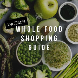 Guía de compra de alimentos integrales, planificador de comidas, lista de la compra / Descarga digital