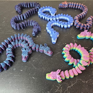 Mystery Double Headed Aztec Dragon - Super Long Fidget Sensory Toy - Free Shipping!