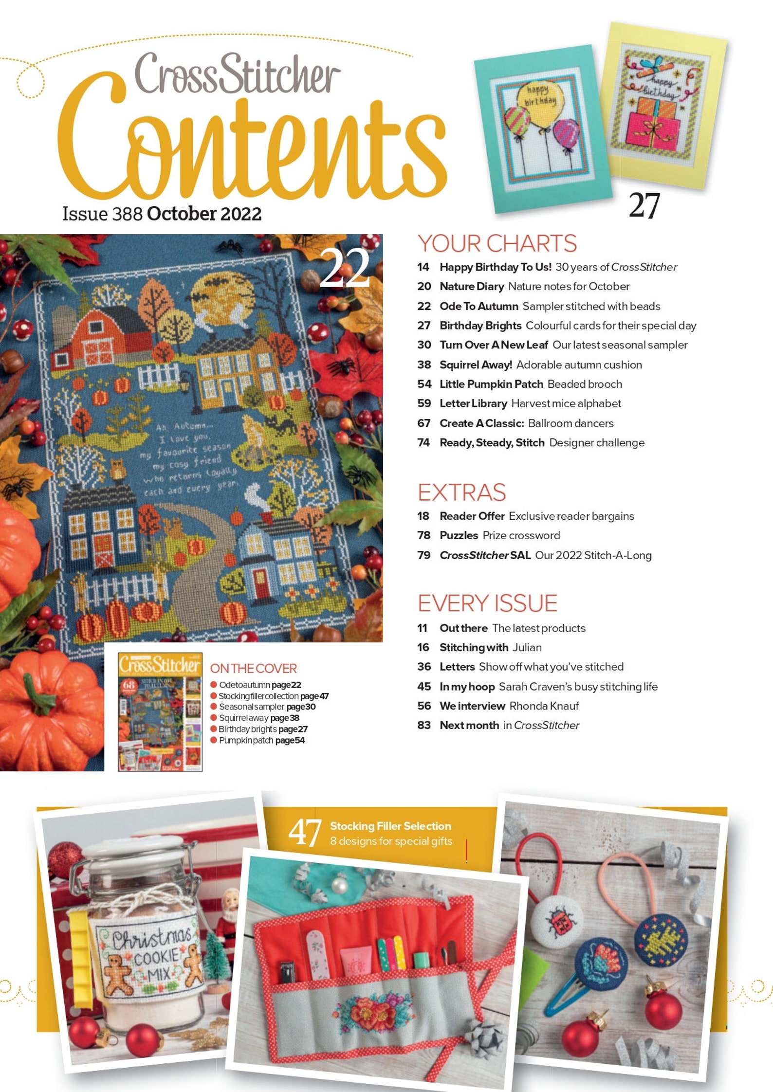 Cross Stitcher Issue 388 October 2022 PDF Digital Magazine Etsy