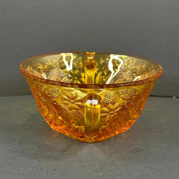 インディアナ グラス社 アンバー パイナップル & フローラル 618