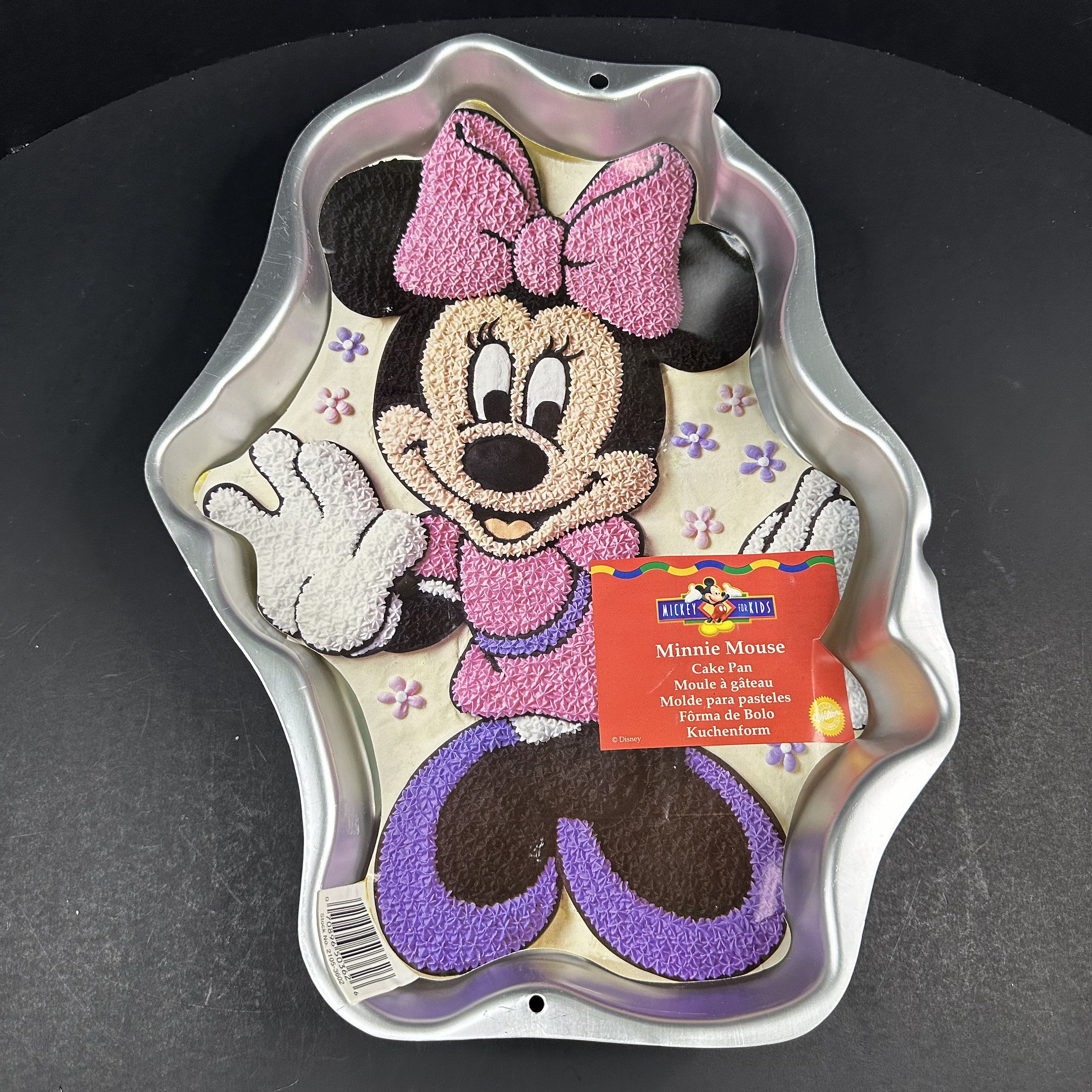 Vintage 1998 Wilton Disney Minnie Mouse Full Body Cake Pan Retired 2105 3602