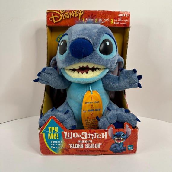 talking stitch plush