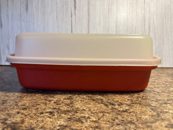 Vintage Tupperware 1294 Season N Serve Meat Marinade Container With LID,  Paprika 