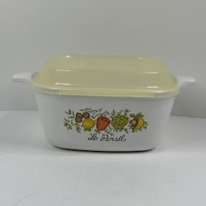 Vintage Corning Ware Spice Of Life Petite Pan Casserole Dish P-43-B with lid