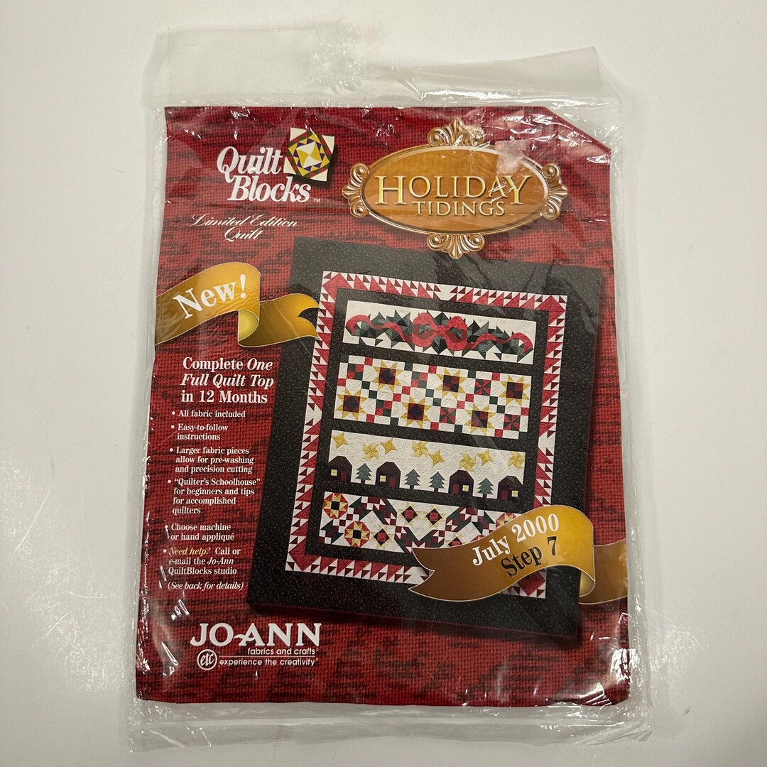 Blocs De Couette Joann Fabrics CENTURY 2000 - Mois 1 à 12 - Vintage NOS - Neuf