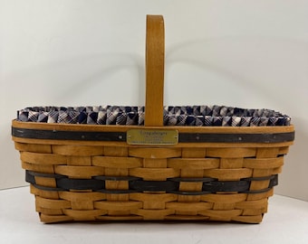 ロンガバーガー 母の日バスケット 2000:手編みメープルウッド、布製 ロンガバーガー 母の日バスケット 2000:手編みメープルウッド、布製