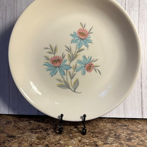 Vintage Steubenville Pottery Mid Century Fairlane Pattern Serving Bowl