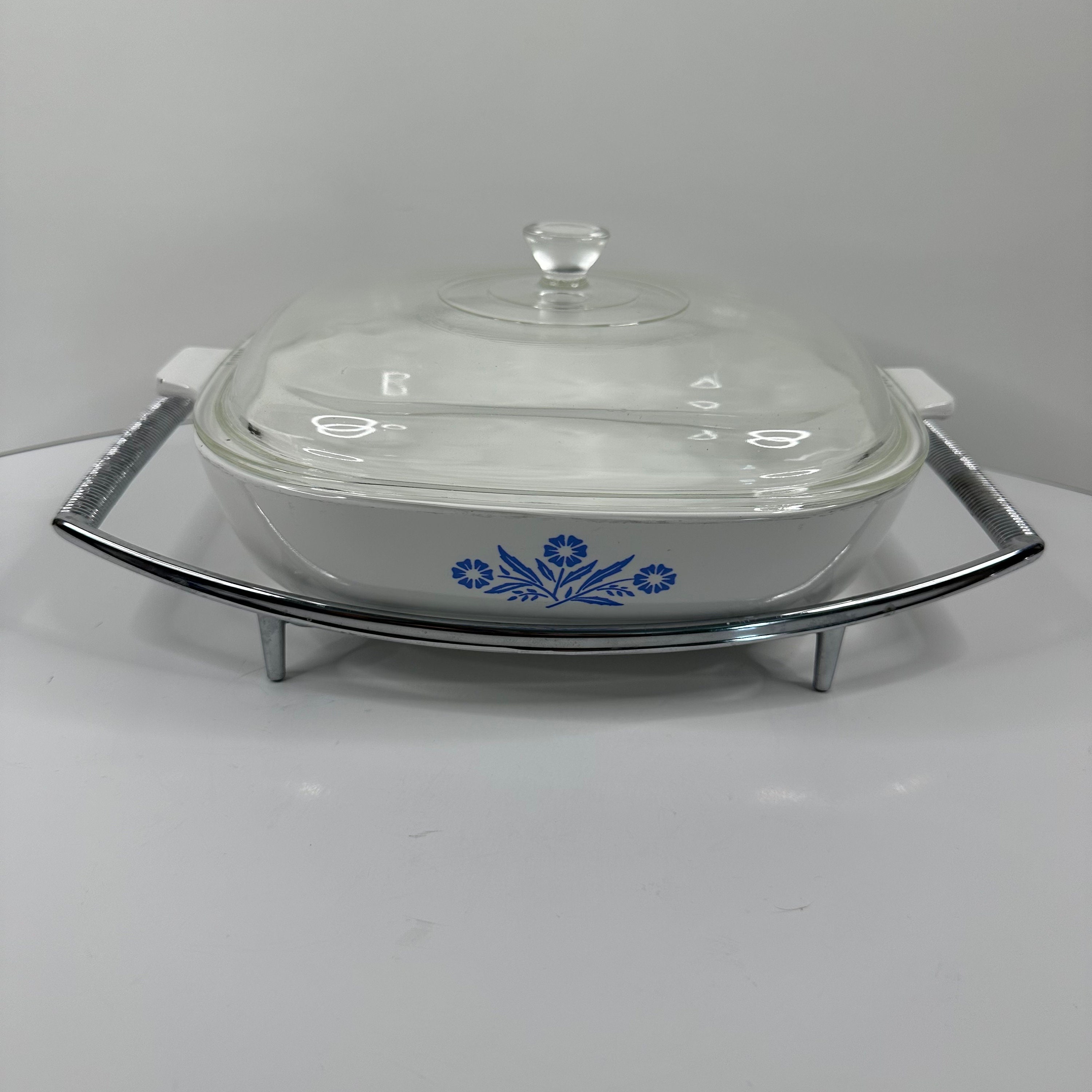 Corning Ware Blue Cornflower 10 Inch Casserole Dish P-10-B w