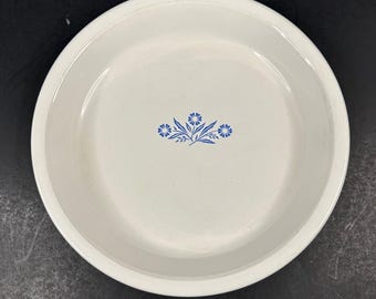 Vintage Corning Ware Blue Cornflower P-309 9 inch Pie Plate