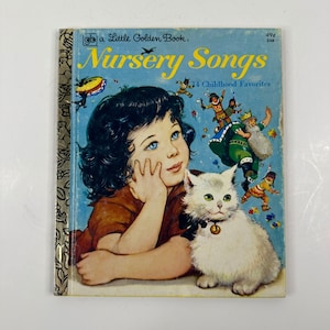 Vintage 1976 Little Golden Book: Nursery Songs